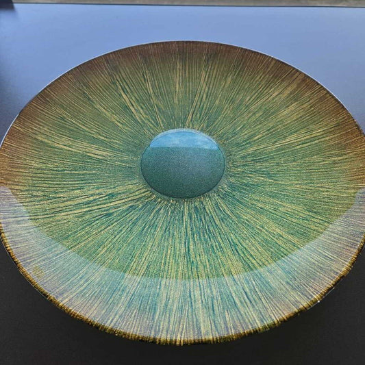 Gold and Green Bowl