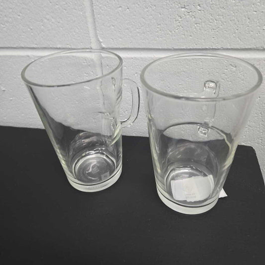 Pair Of Nespresso Glass Mugs