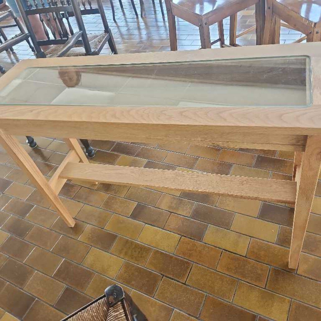 Oak Console Table
