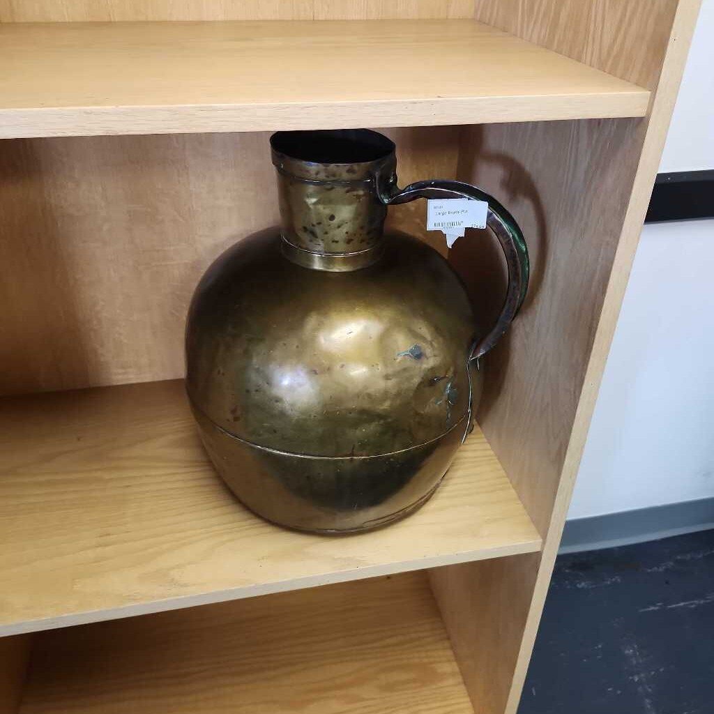 Large Brass Pot
