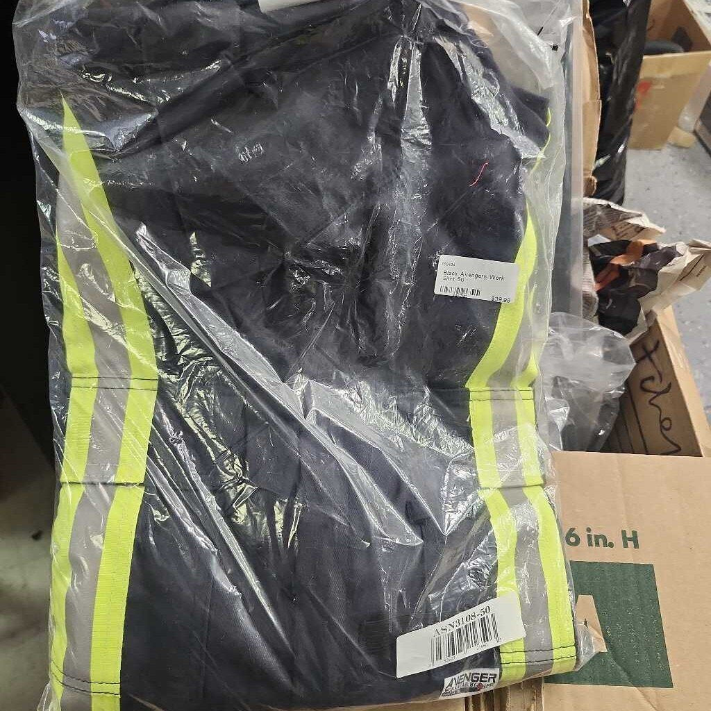 Black Avengers Work Shirt 50