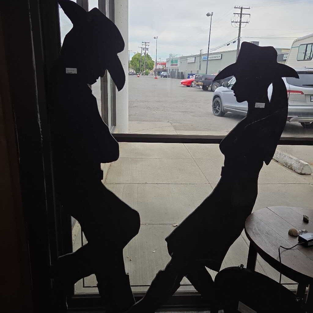 Wood Cowboy Sign - Female