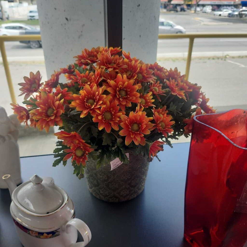 Faux Flowers With Design