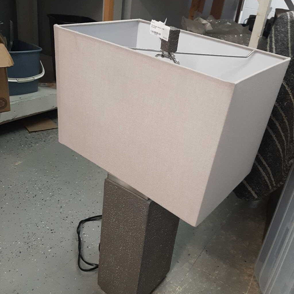 Rectangular Base Lamp (Tested)