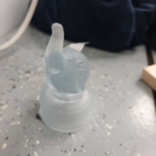 Frosted Glass Elephant