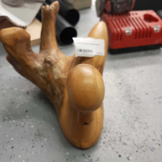 Hand Carved Wooden Duck