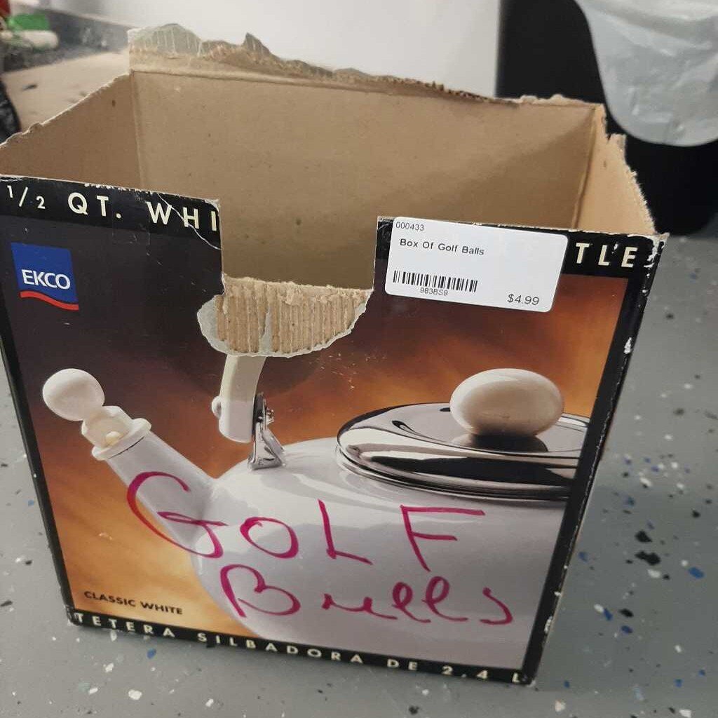 Box Of Golf Balls