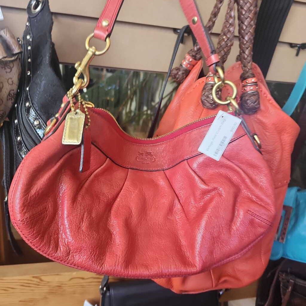 Vintage Red Coach Bag