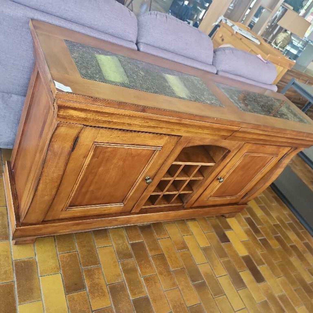 High Tall table Bar Hutch
