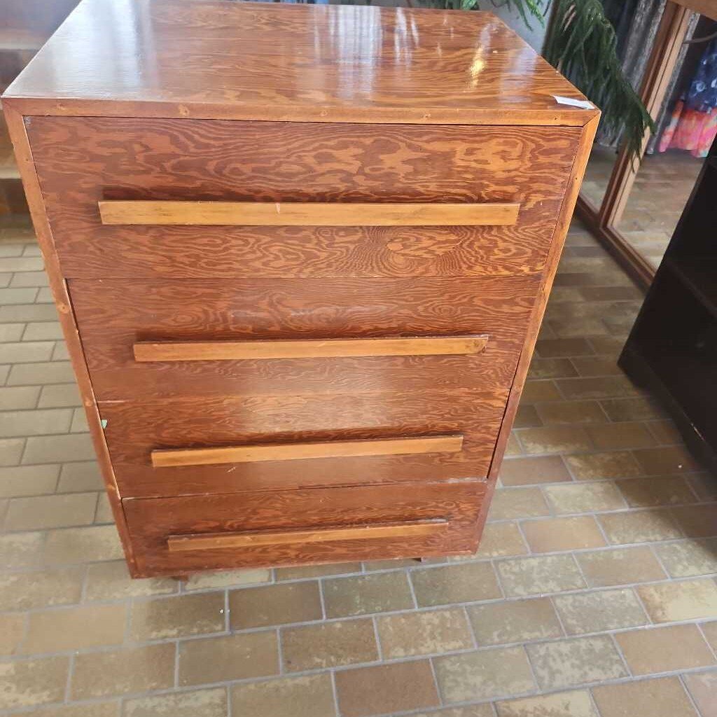 4 Drawer Wooden Dresser