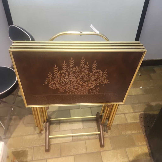 Vintage Folding Tv Trays
