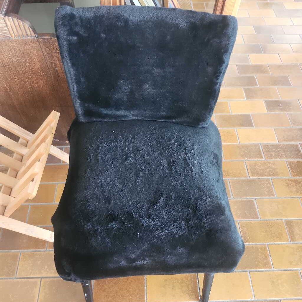 Black Velvet Chair