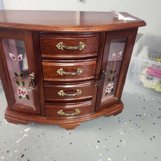 VIntage Wardrobe Style Jewelry Box