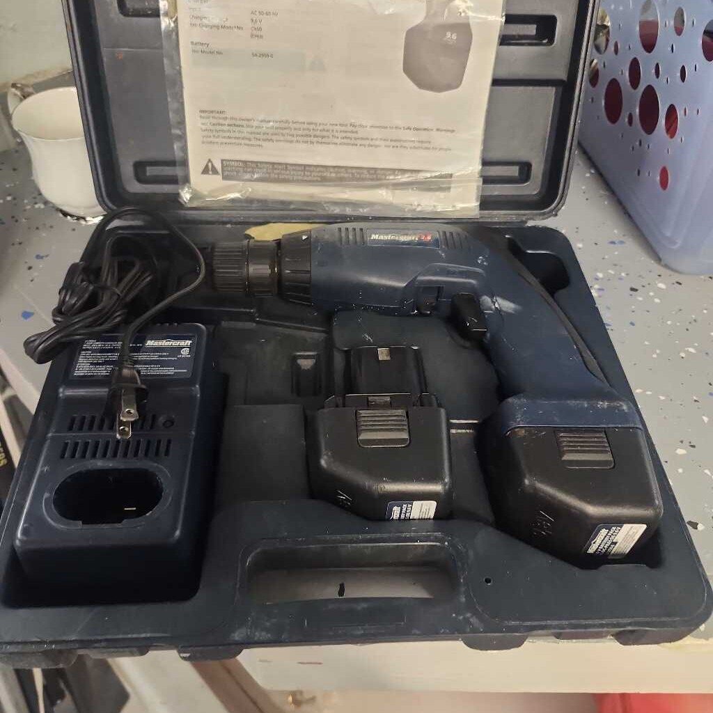 Mastercraft Cordless Drill-Not Tested