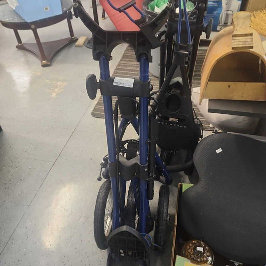3 Wheel Blue Golf Cart