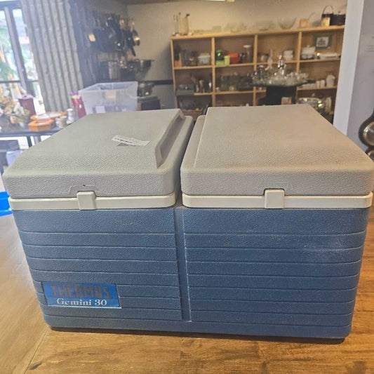 Dual Blue & Grey Thermos