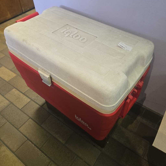 Red Igloo Cooler
