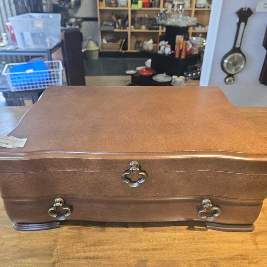 Flatware Set In Wooden Box