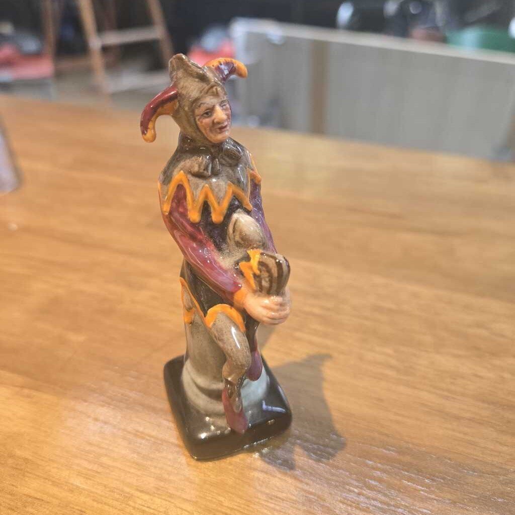 "The Jester" Miniature Royal Doulton Figurine
