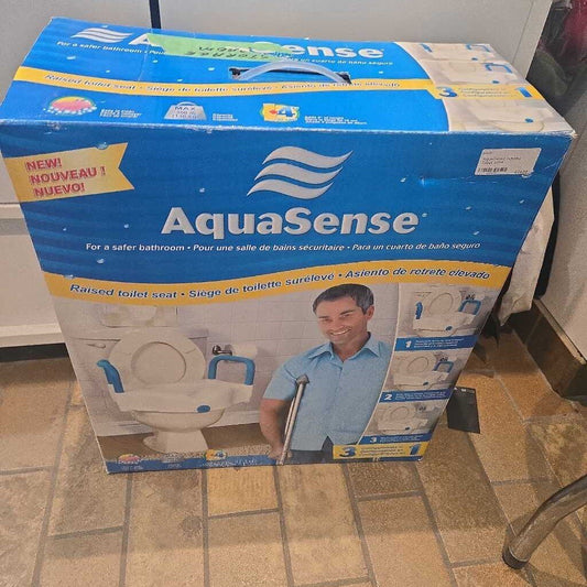 AquaSense Raised Toilet Seat
