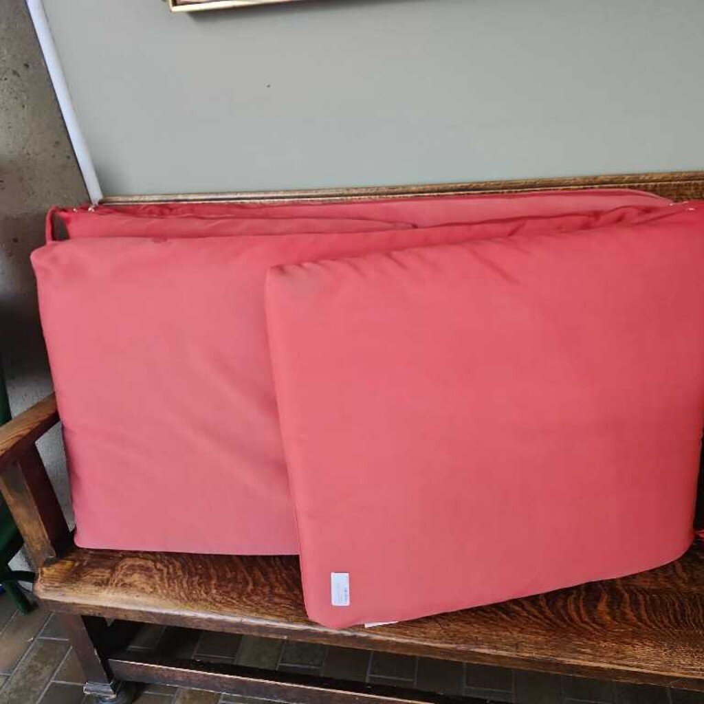 Red Lawn Lounger Cushion