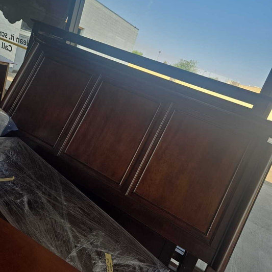Cherry Wood King Bed Frame