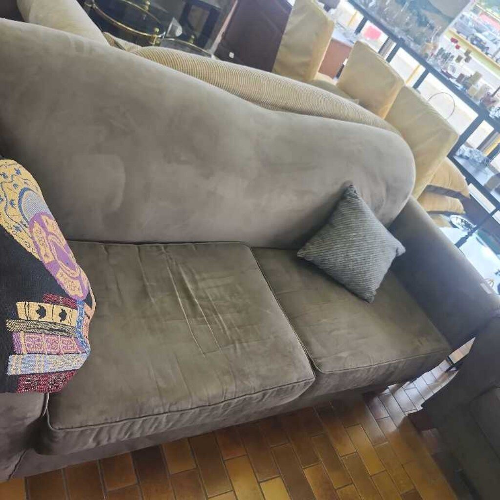 Microfiber Couch Green