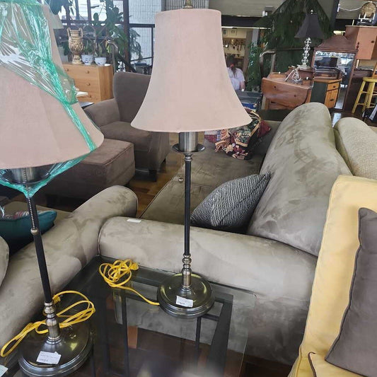 Bronze Tan Table Lamp