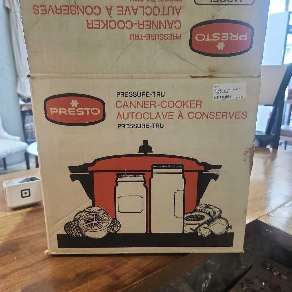 Presto Canner Cooker-Not Tested