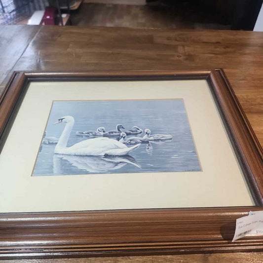 Robert Bateman Swan Print