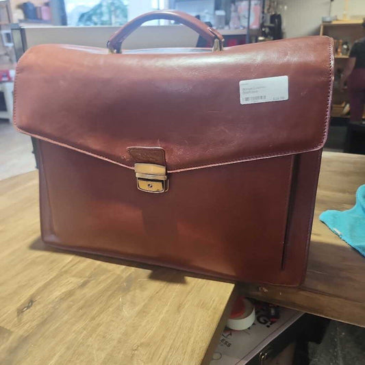 Brown Leather Briefcase