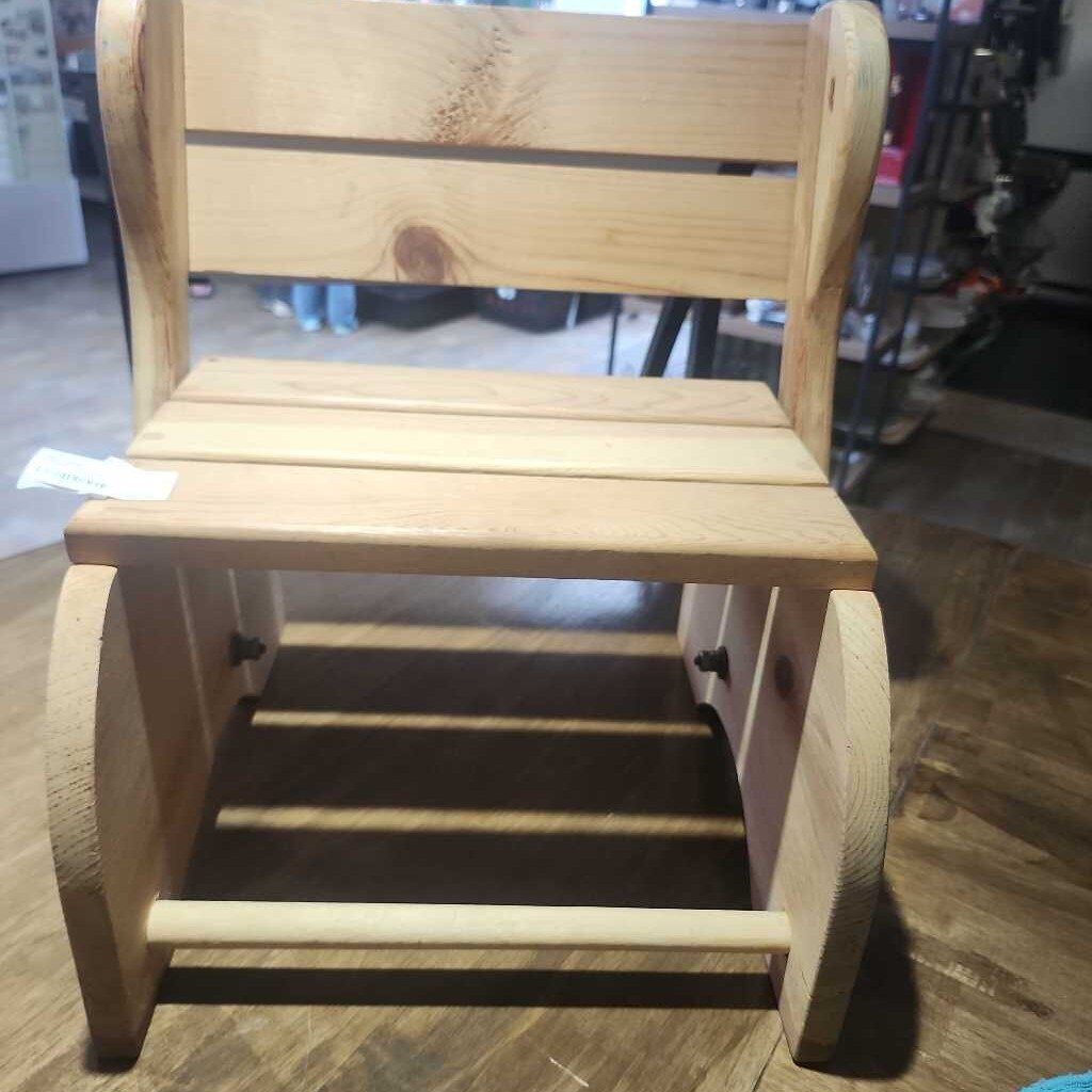 Wooden Chair/StepStool