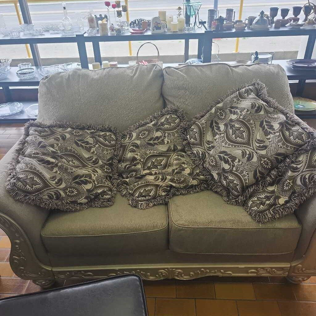 Grey Love Seat