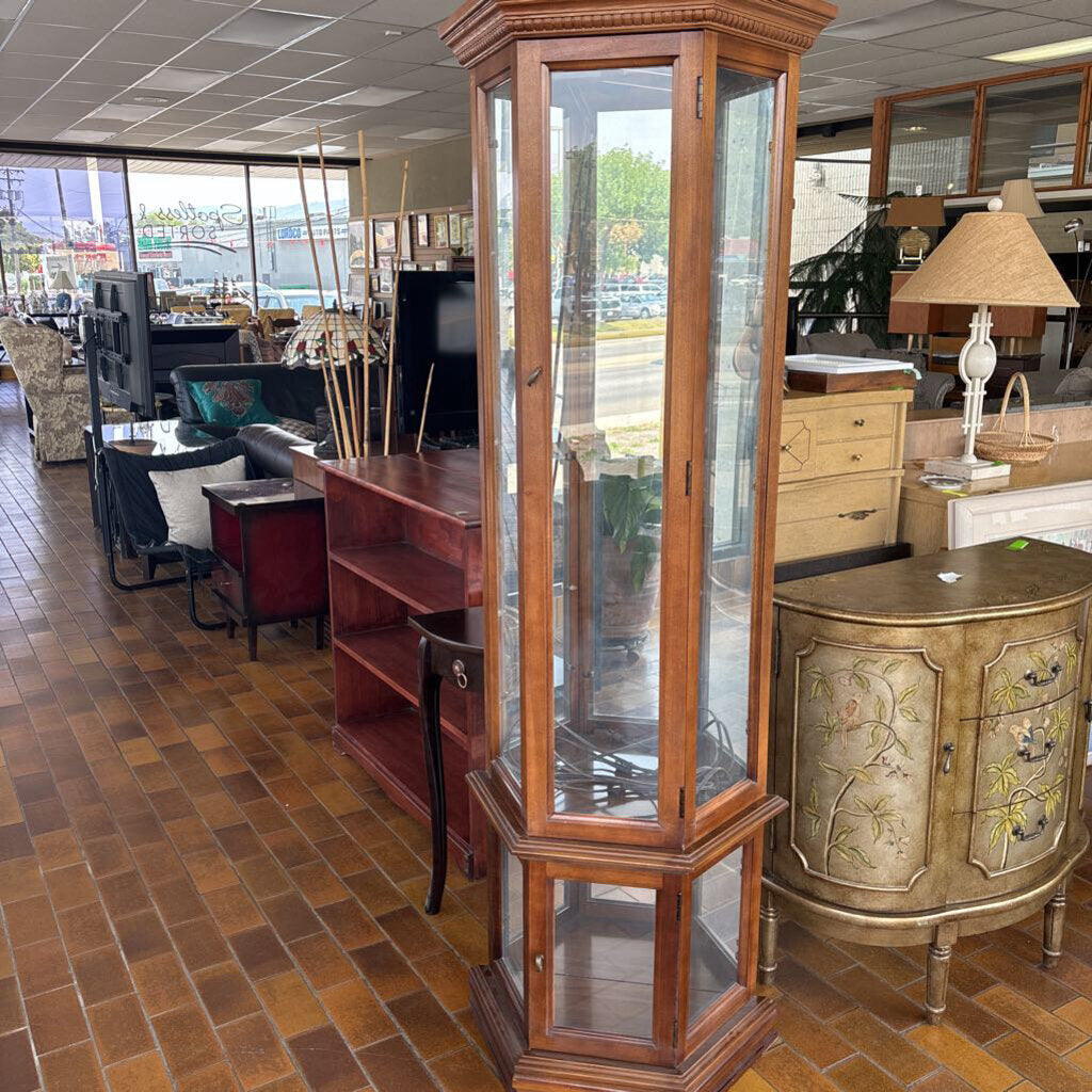 Oak Corner Cabinet