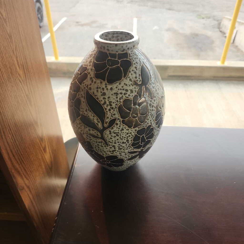 Handmade Floral Ceramic Vase