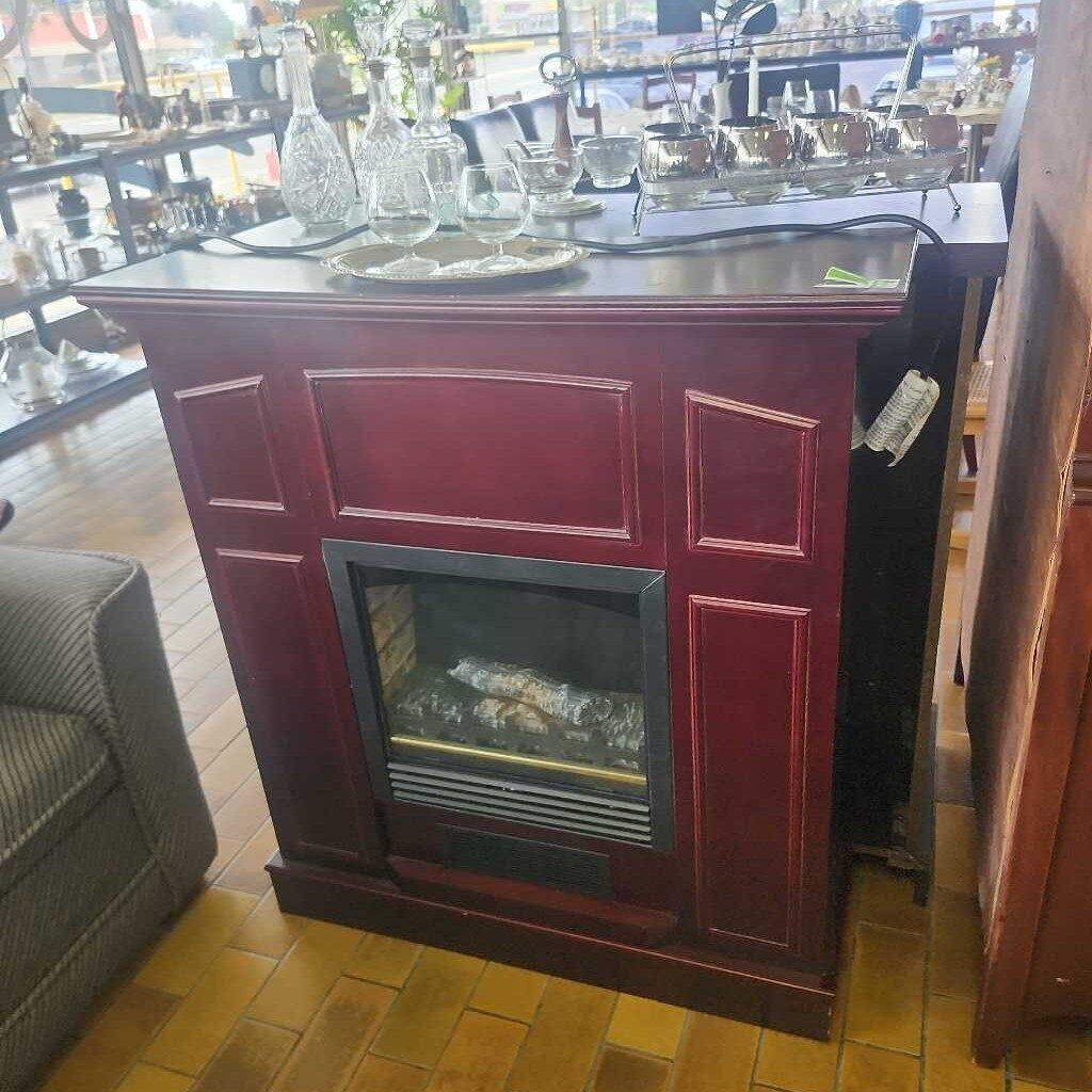 Wooden Electric Fireplace