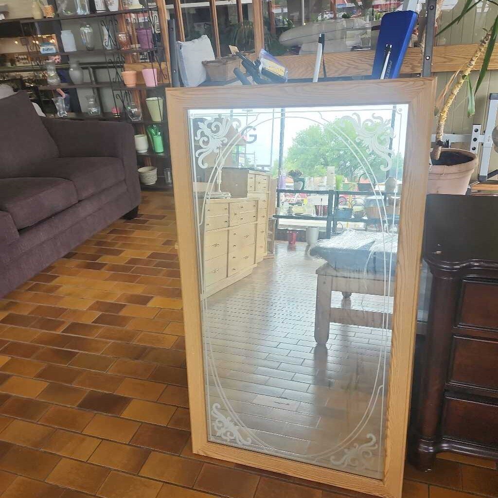 Wooden Cabine with Mirror