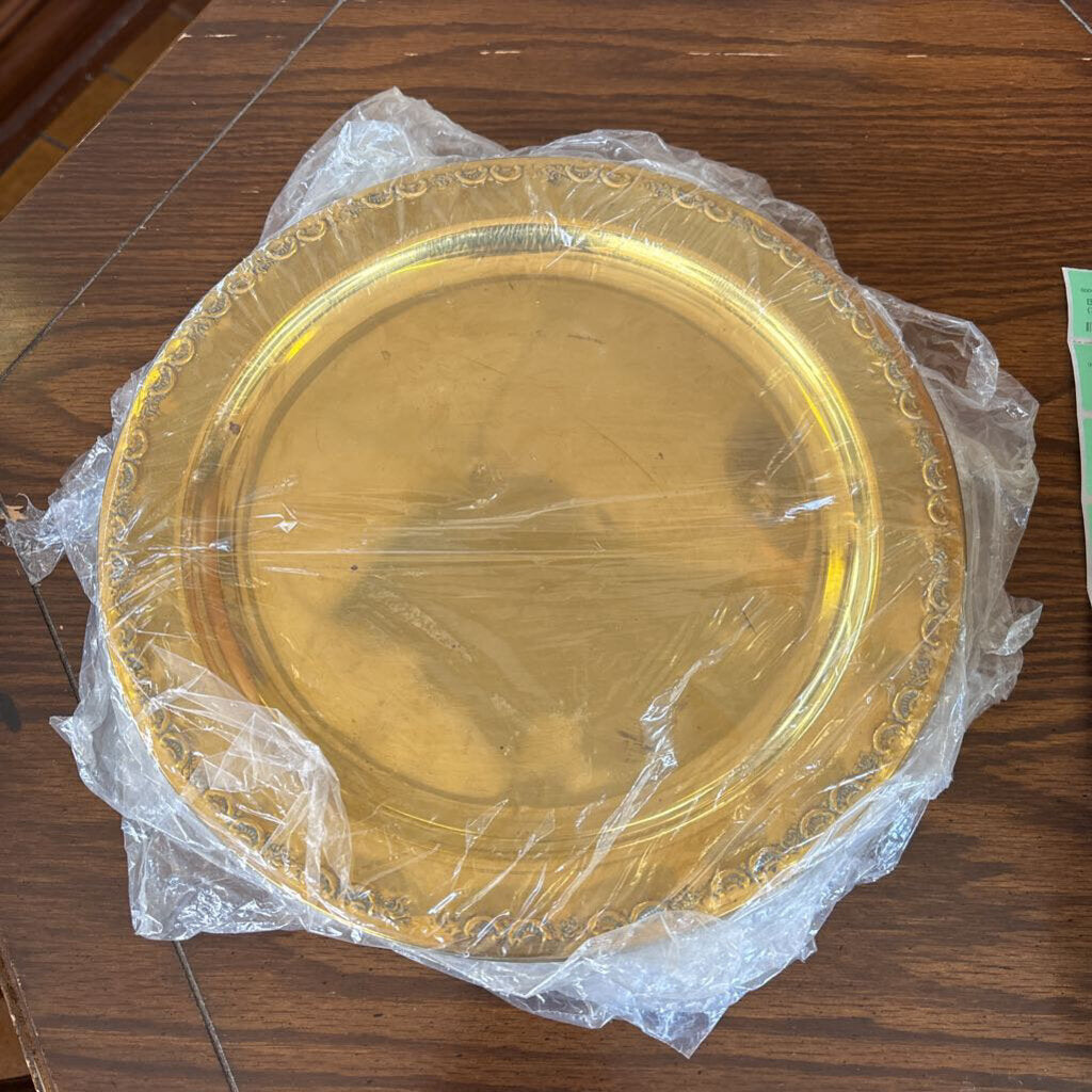 Brass Charger Plates (Set of 12)