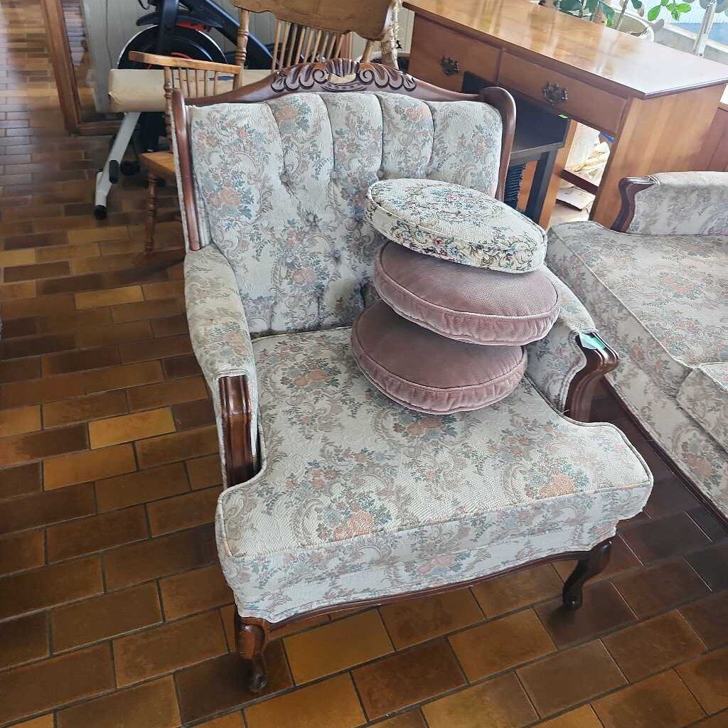 Vintage Floral Chair