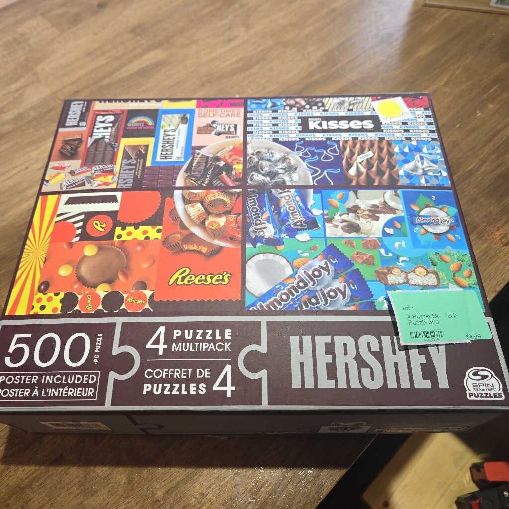 4 Puzzle Multipack Puzzle 500 pc