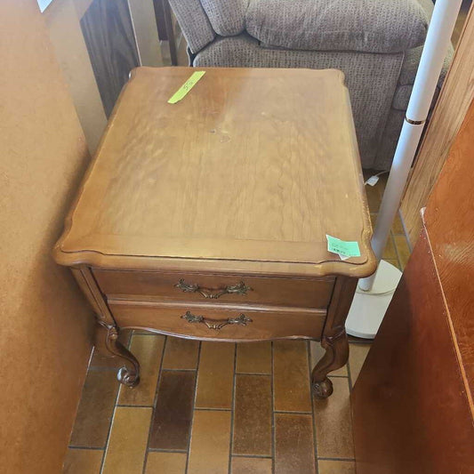 Wooden End Table 1 Drawer