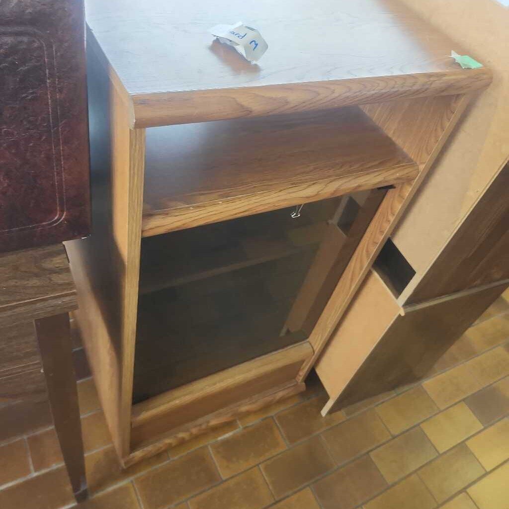 Oak Media Cabinet