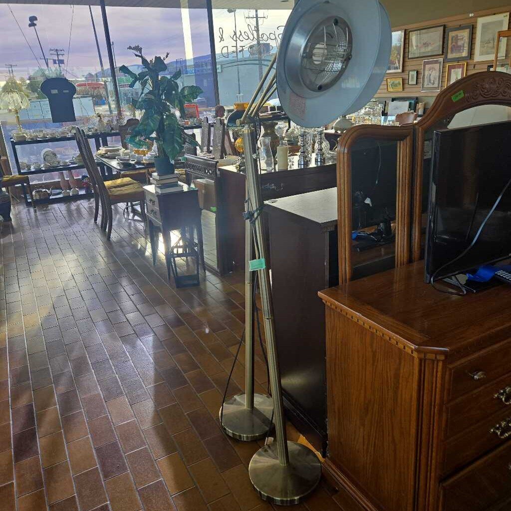 Vintage brass floor lamp