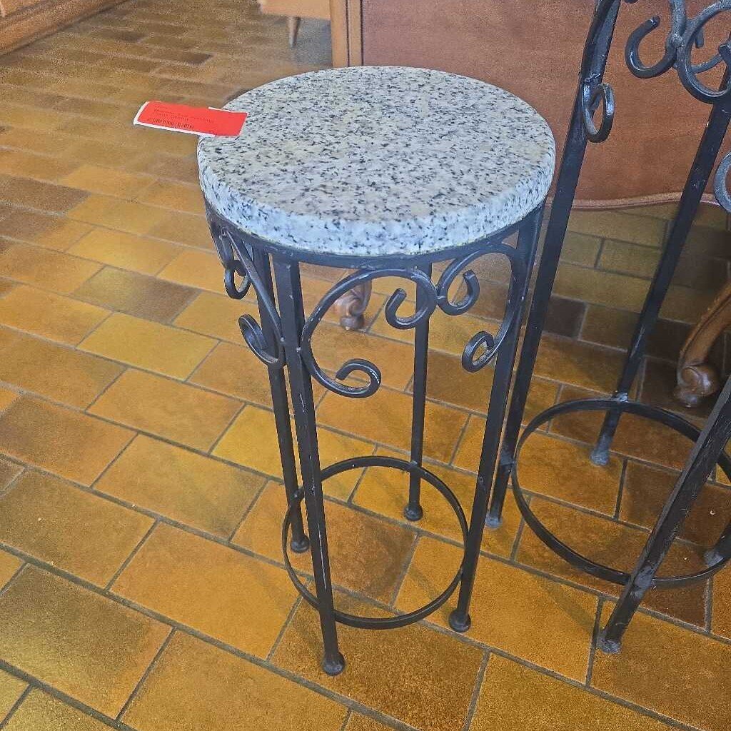Marble Top Nesting Plant Stand