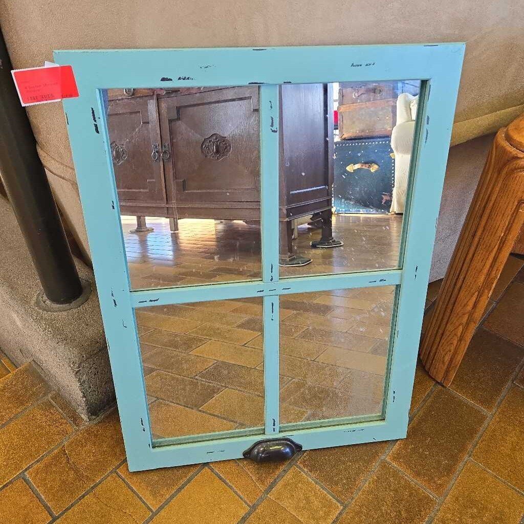 4 Section Mirrored Window
