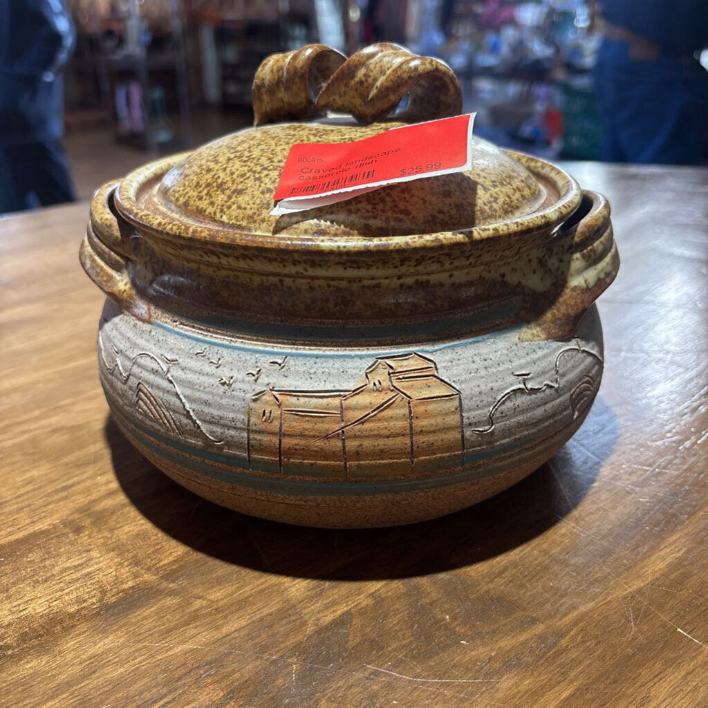 Craved landscape casserole dish