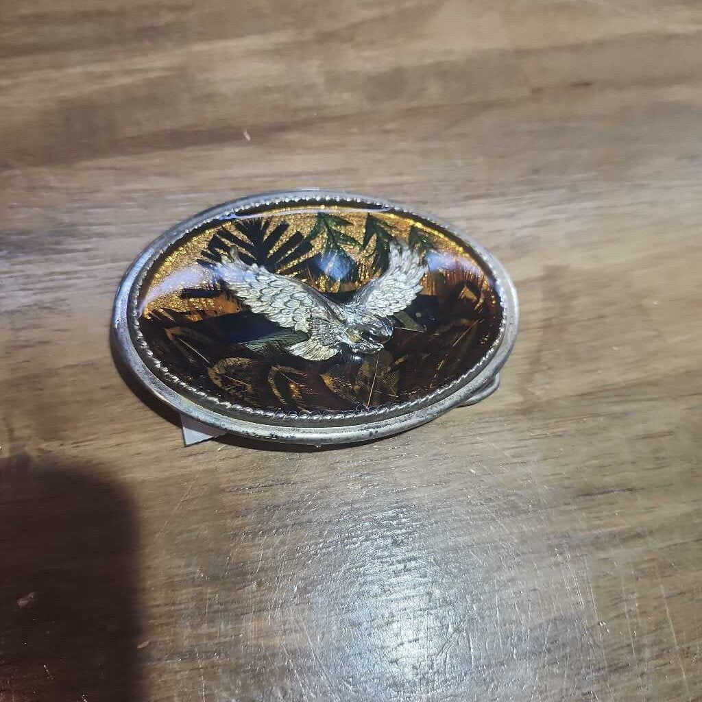 Vintage Oval Western Belt Buckle