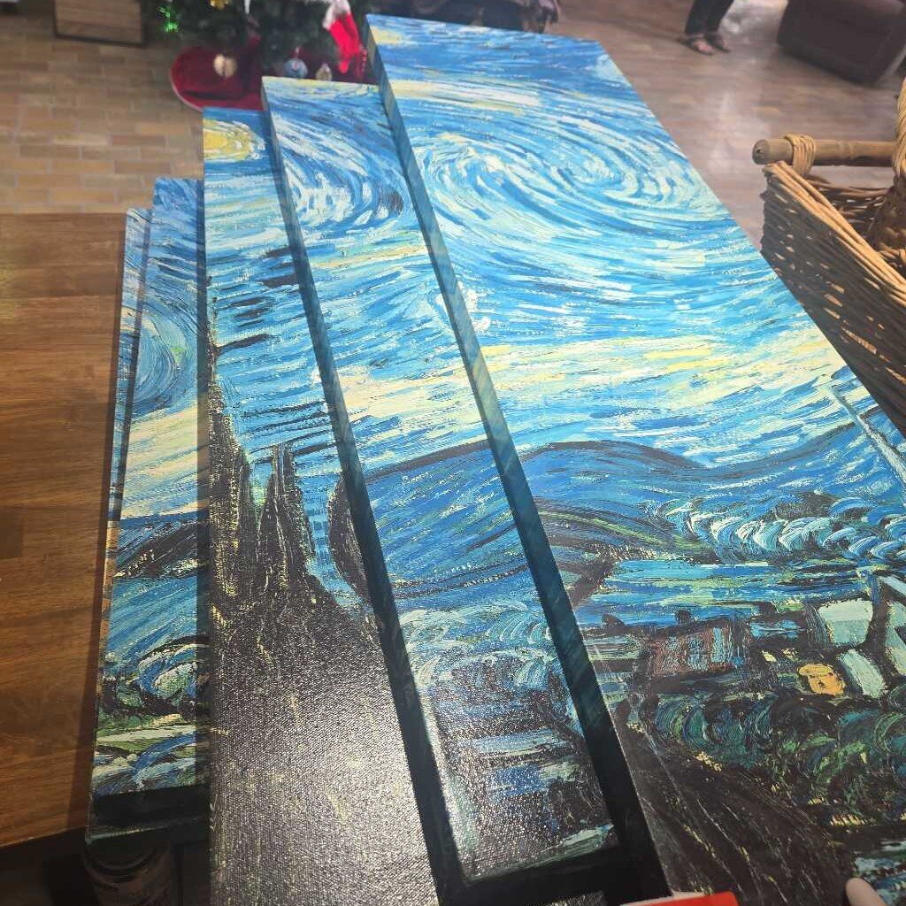 5 Piece Hand Painted Canvas