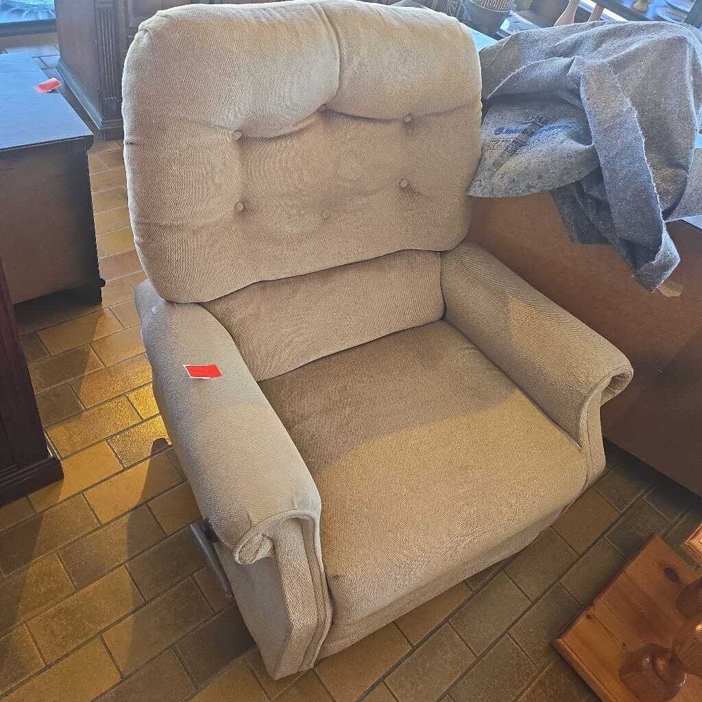 Beige Colored Recliner