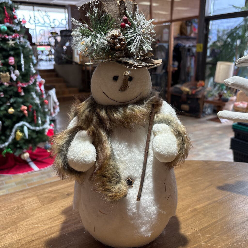 Snowman tabletop figureine